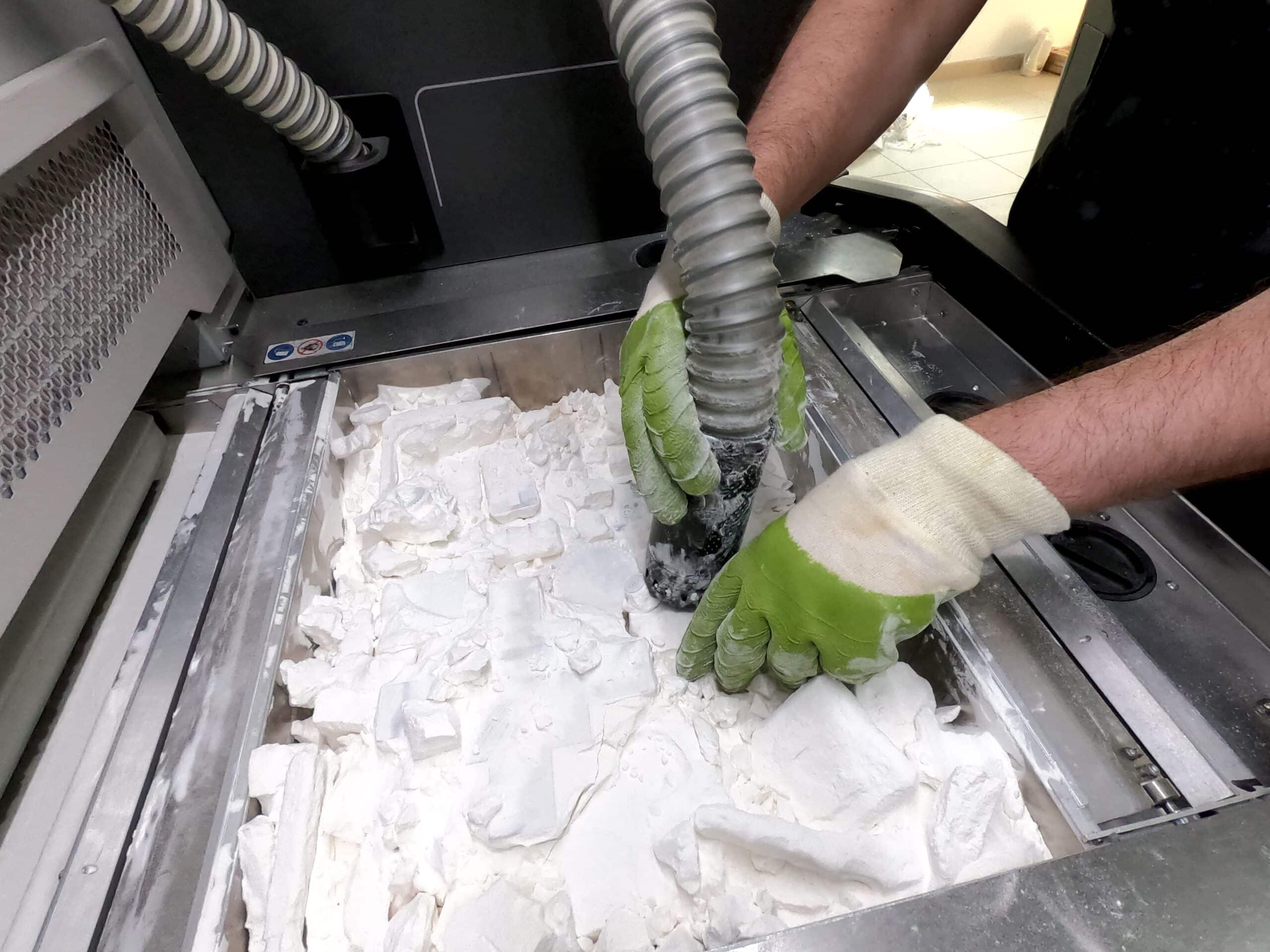 limpieza con hielo seco